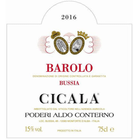 Conterno Aldo Barolo Bussia Cicala DOCG 0,75 ltr.