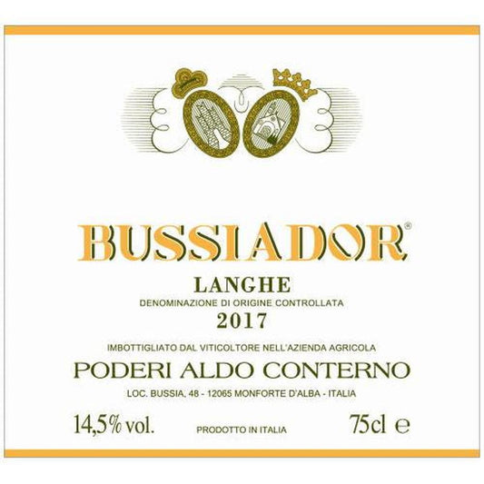 Conterno Aldo Bussiador Chardonnay Langhe DOC 0,75 l.