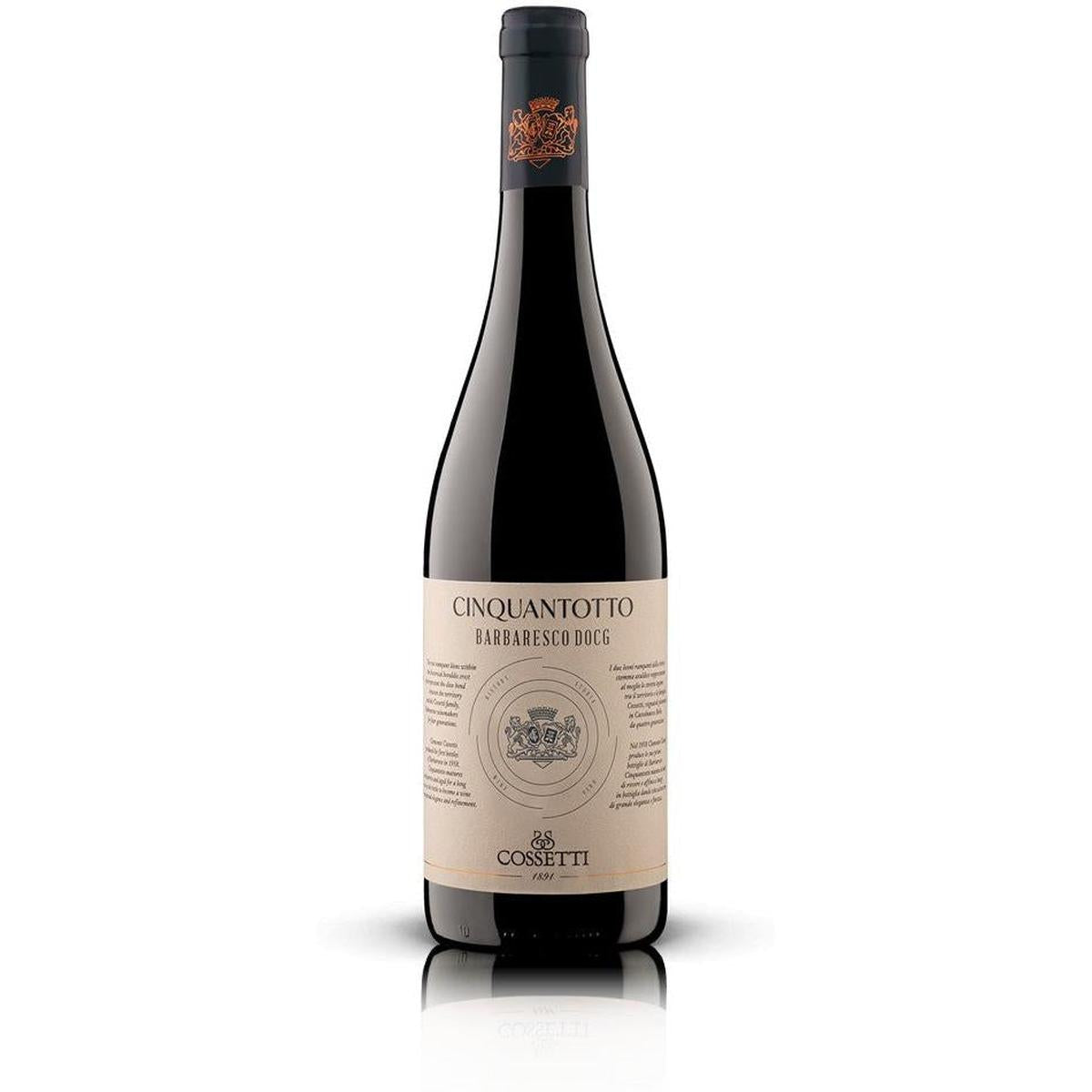 Cossetti Cinquantotto Barbaresco DOCG 0,75 ltr.