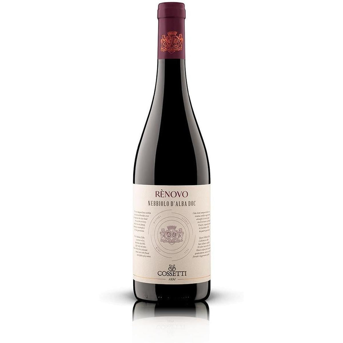 Cossetti Nebbiolo d'Alba Renovo DOC 0,75 ltr.