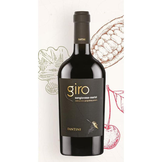 Fantini Giro Sangiovese - Merlot Puglia IGP 0,75 ltr.
