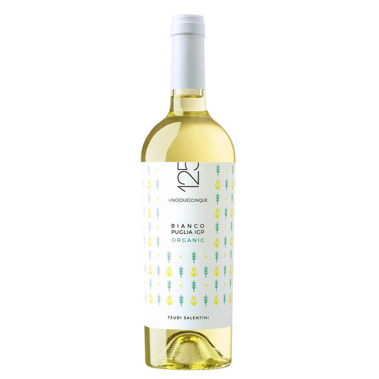 Feudi Salentini 125 Bianco Puglia Organic IGT 0,75 ltr.