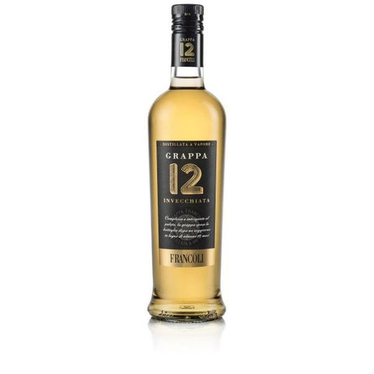 Francoli Grappa 12 Stravecchia 40% 0,70 ltr.