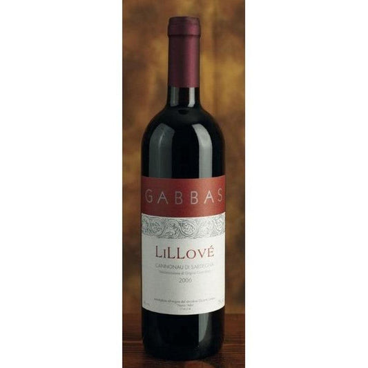 Gabbas Lillove Cannonau di Sardegna DOC 0,75 ltr.