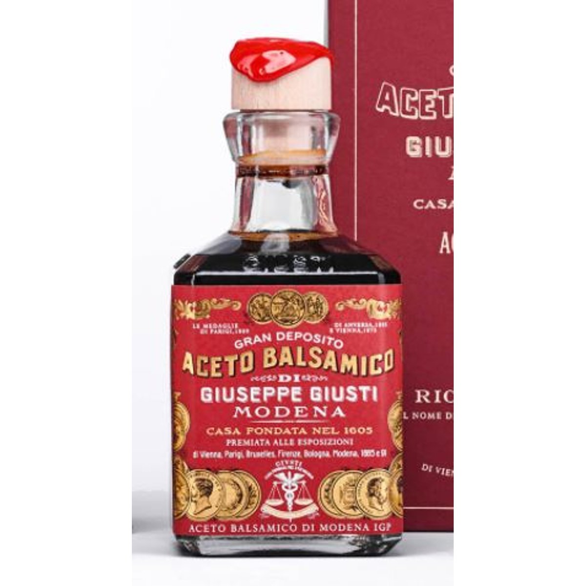 Giusti Balsamico 3 Medaglie d'Oro 12Y CUBE 0,25 ltr.