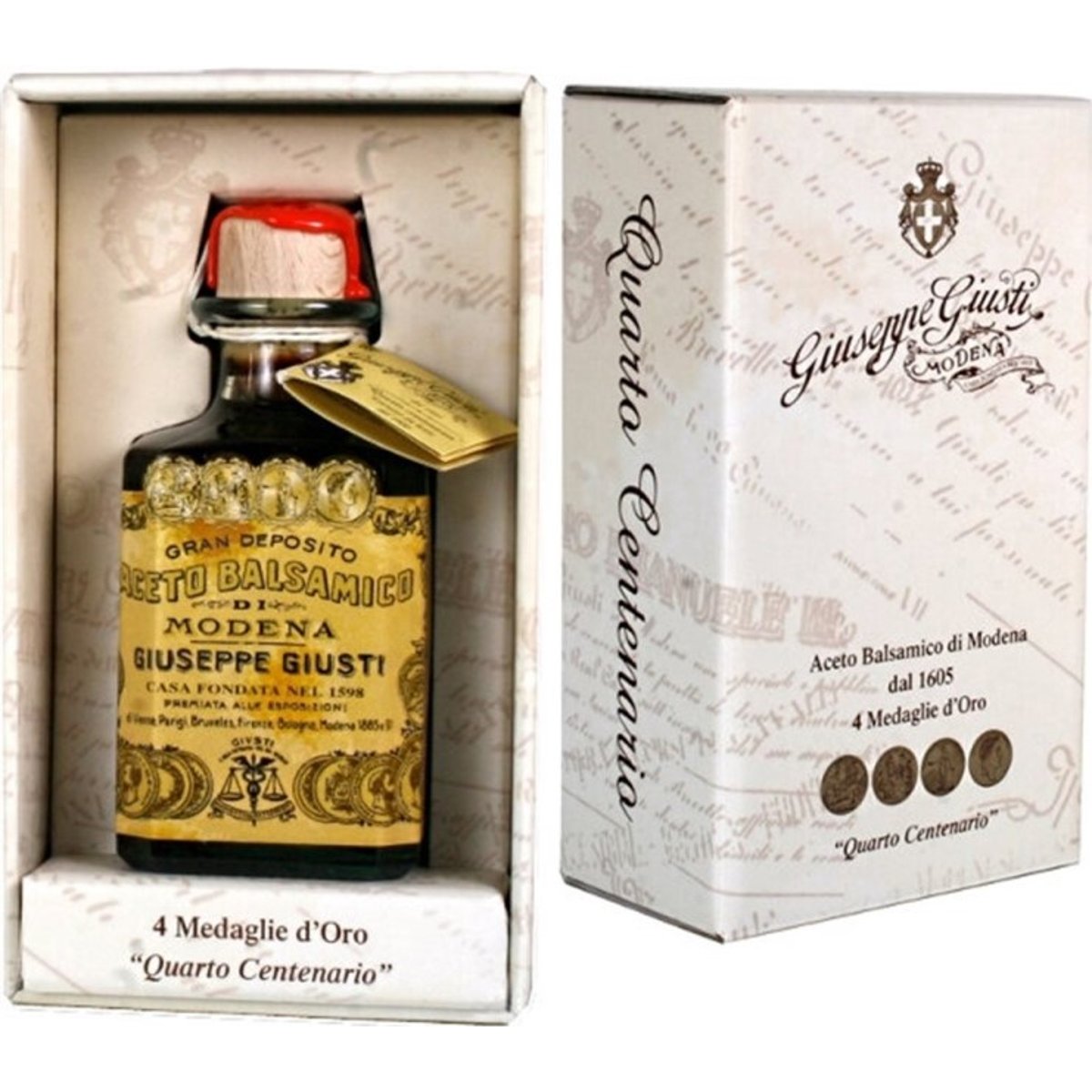 Giusti Balsamico 4 Medaglie d'Oro 15Y CUBE 0,25 ltr.