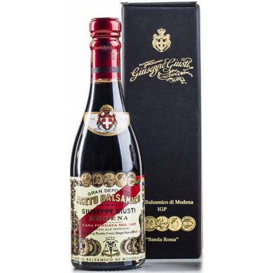Giusti Balsamico 5 Medaglie d'Oro Banda Rossa 20Y +Box 0,25