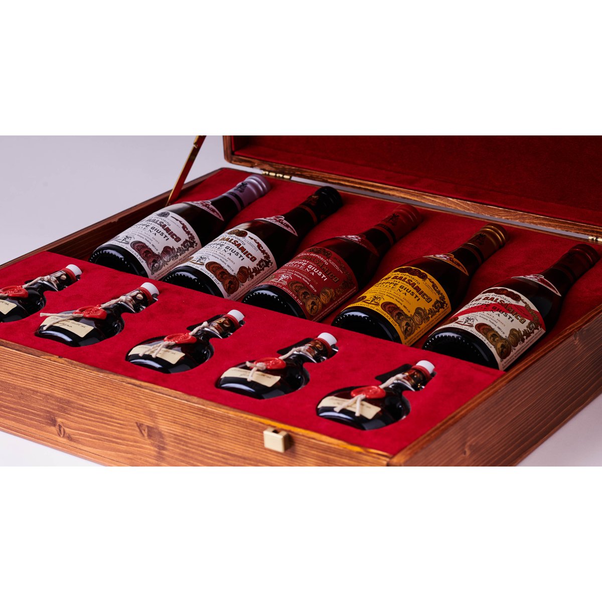 Giusti Balsamico Scrigno 5x250ml 5x40ml