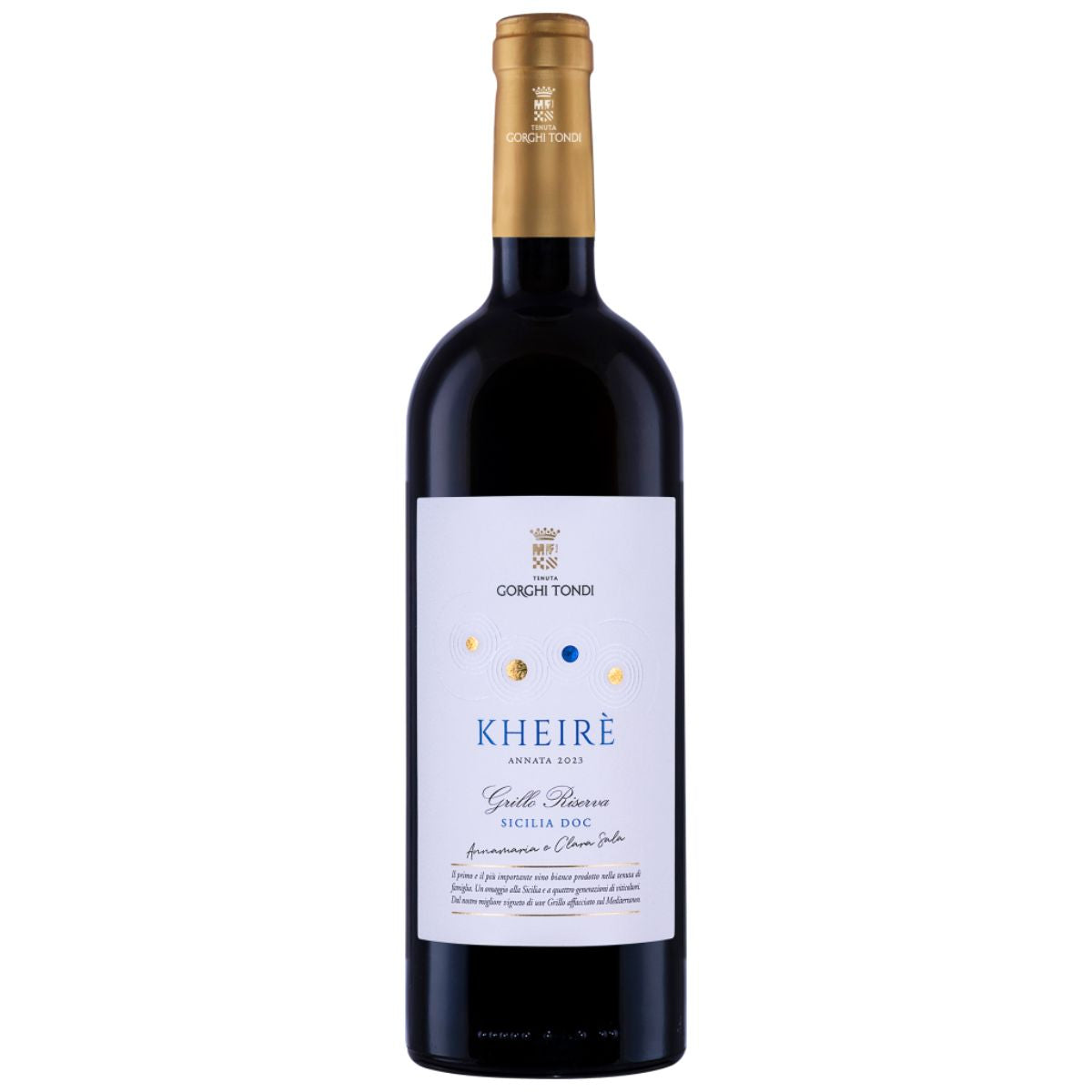 Gorghi Tondi Kheirè Grillo doc 0,75 ltr