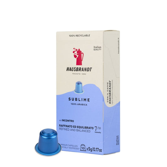 Hausbrandt Capsule Nespresso Sublime 100% Arabica 10 st.