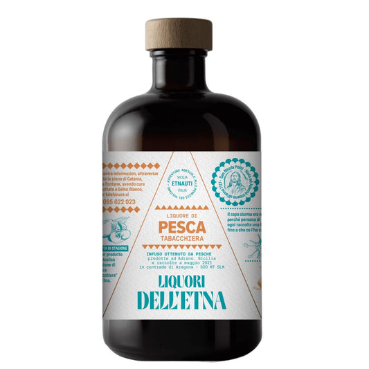 Liqueur de l'Etna Liqueur de pêche 30% 0,50 ltr.