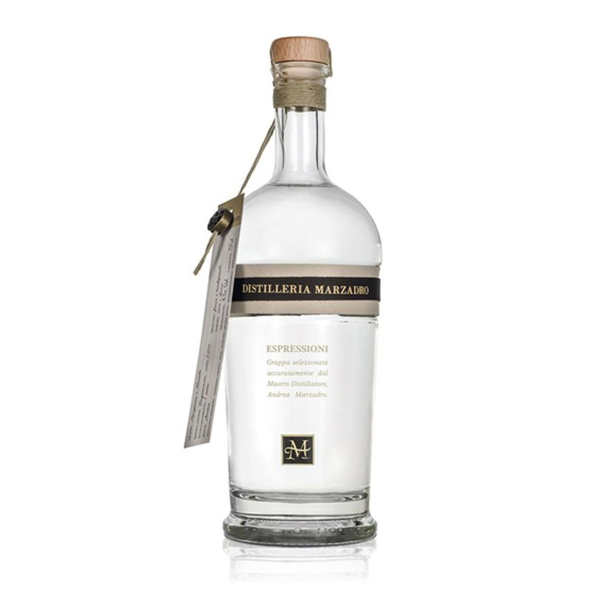 Marzadro Grappa Espressioni Bianca 43% 0,70 ltr.