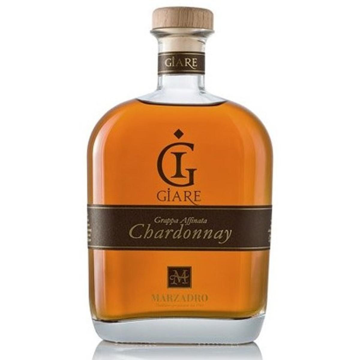 Marzadro Grappa Giare Chardonnay 45% 0,70 ltr.