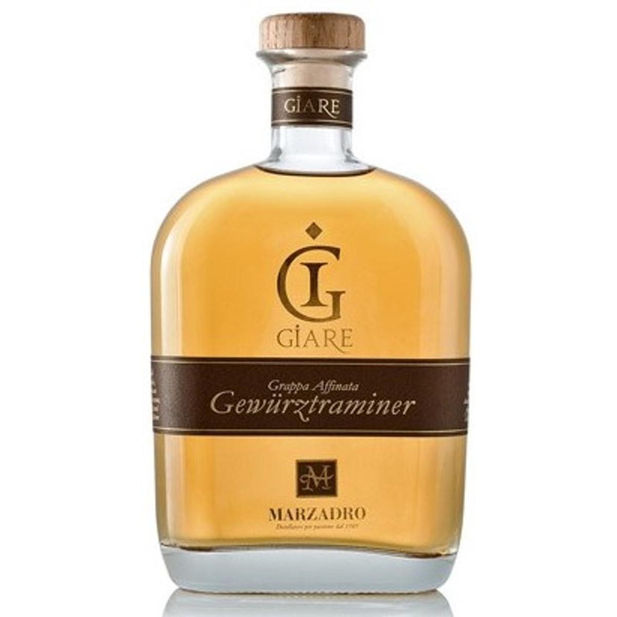 Marzadro Grappa Giare Gewürztraminer 41% 0,70 ltr.