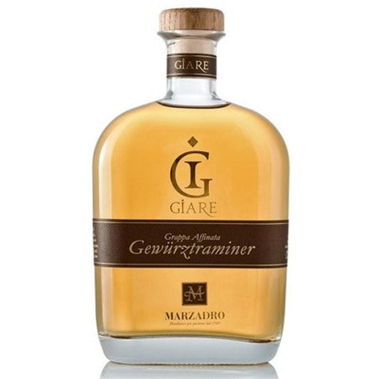 Marzadro Grappa Giare Gewürztraminer 41% 0,70 ltr.