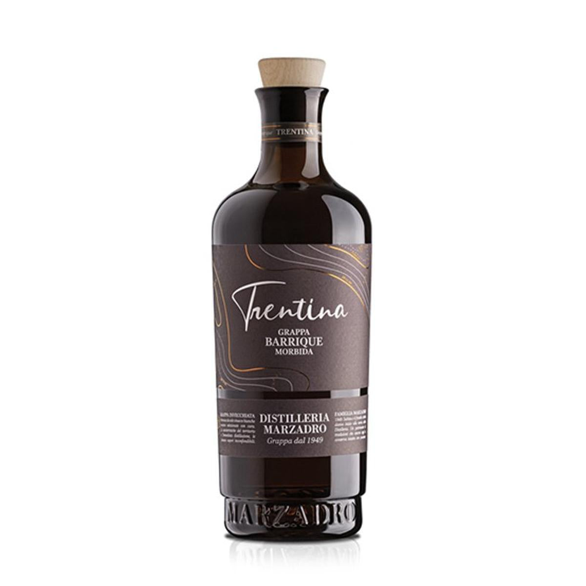 Marzadro Grappa La Trentina Morbida Barriques 41% 0,70 ltr.