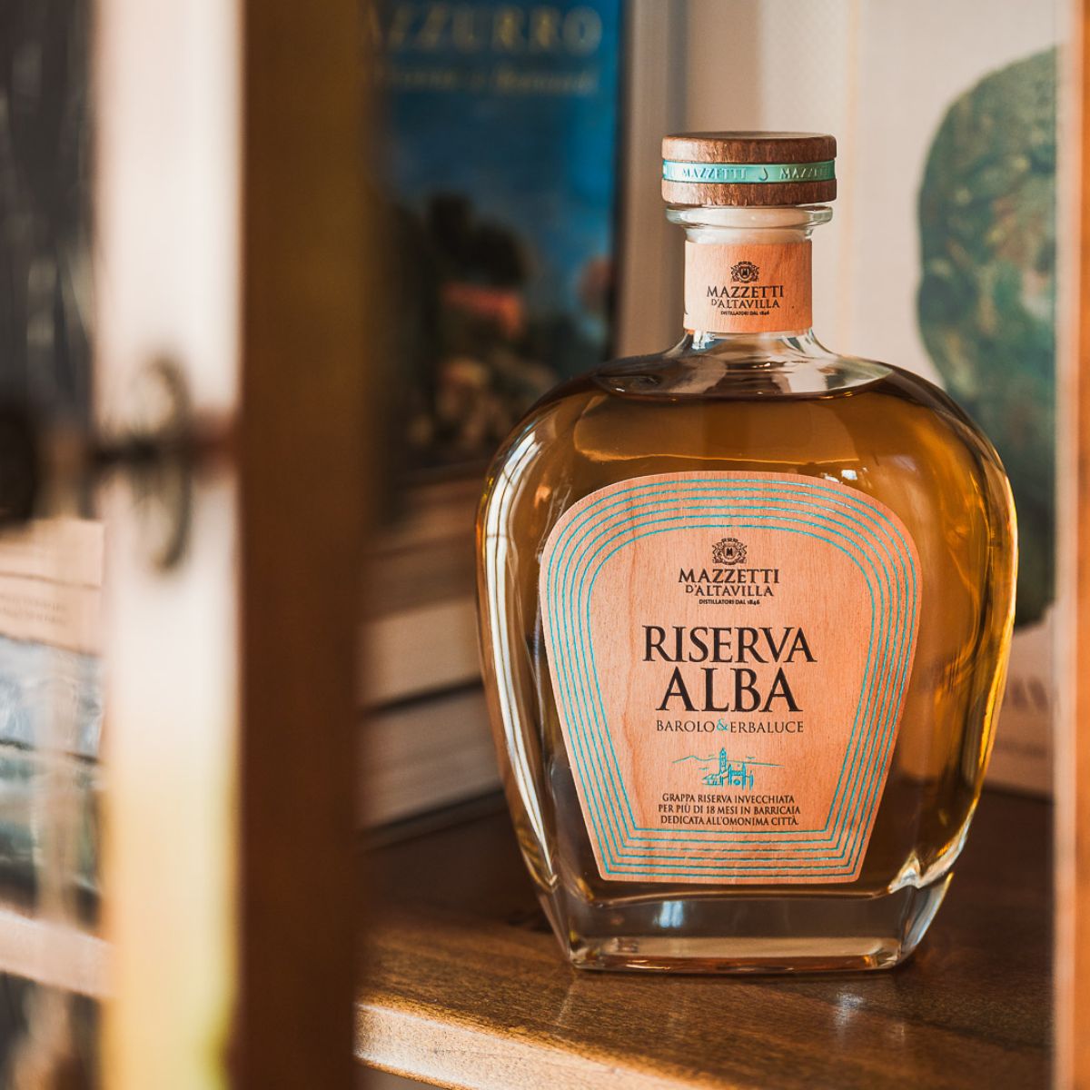 Mazzetti Grappa Riserva Alba in cassetta 43% 0,70 ltr.