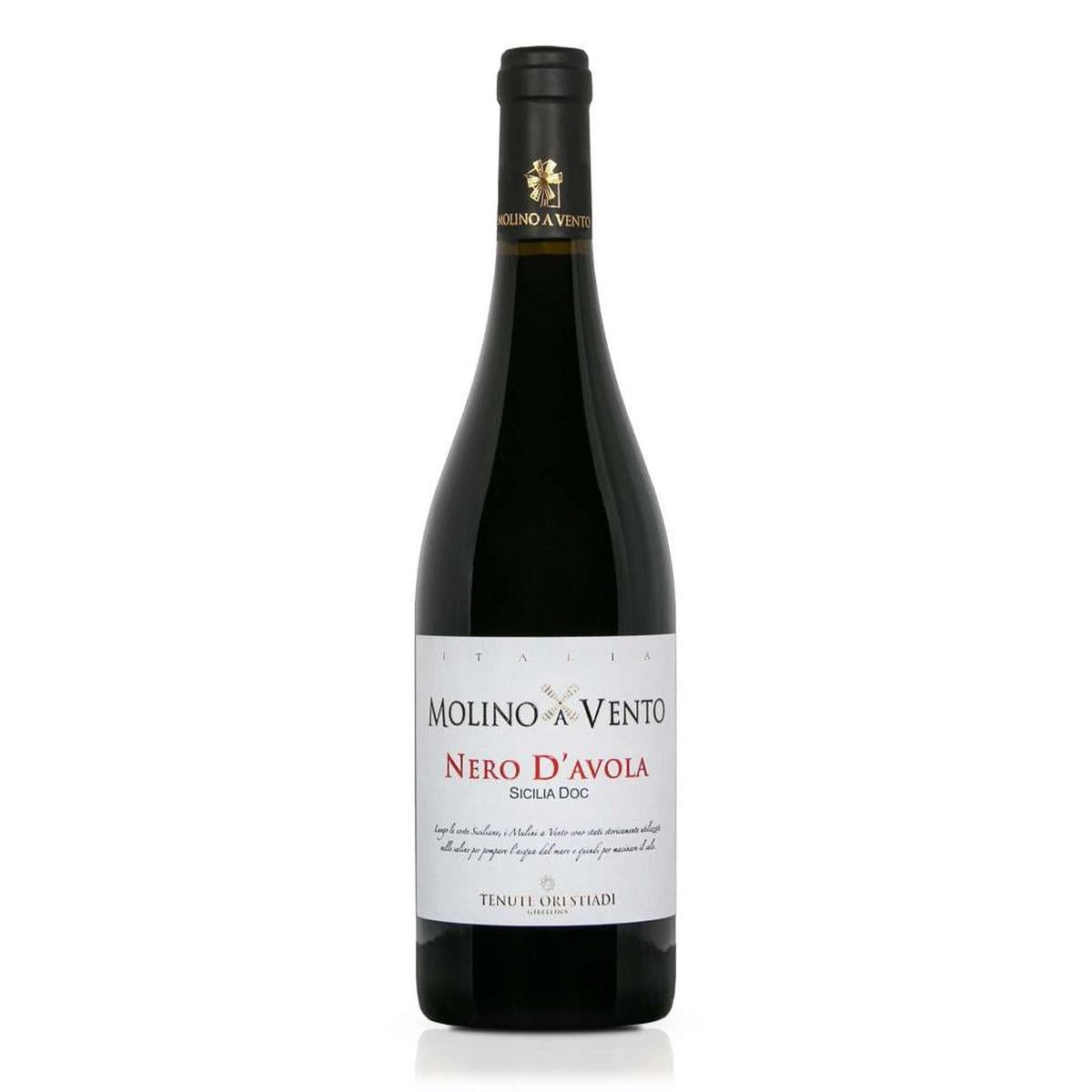 Molino a Vento Nero d'Avola Terre Siciliane BIO 0,75 ltr.