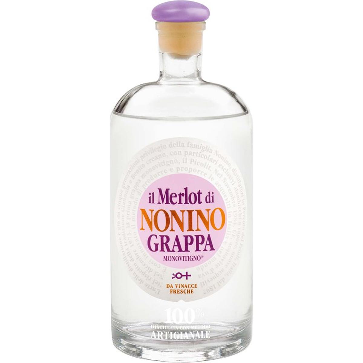 Nonino Grappa Monovitigno Il Merlot 41% 0,70 ltr.