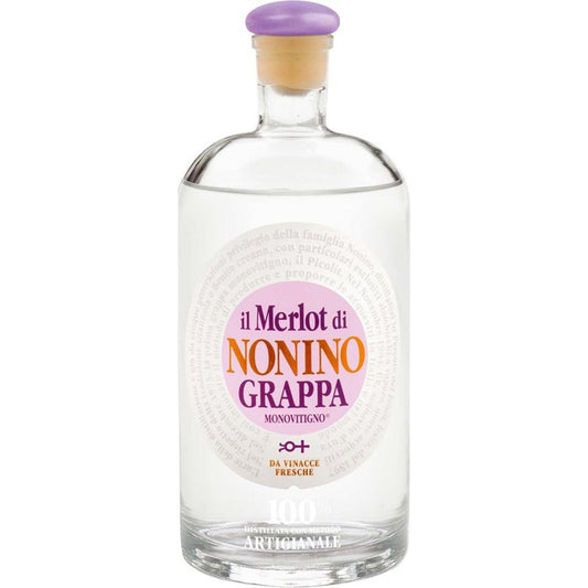 Nonino Grappa Monovitigno Il Merlot 41% 0,70 ltr.
