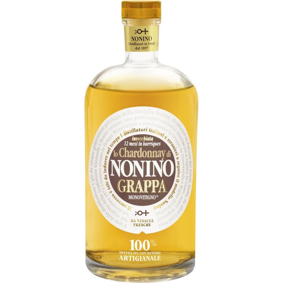 Nonino Grappa Monovitigno Lo Chardonnay Barrique 41% 0,70 ltr.