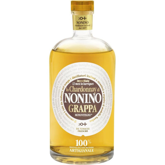 Nonino Grappa Monovitigno Lo Chardonnay Barrique 41% 0,70 ltr.