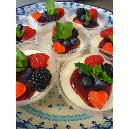 Panna Cotta met frambozencoulis