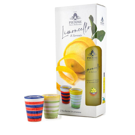 Piemme Limoncello di Sorrento 32% + 2 Bicchieri 0,50 ltr.