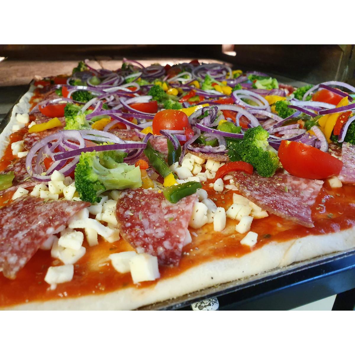 Plaatpizza "Luxe" +/- 3 kg