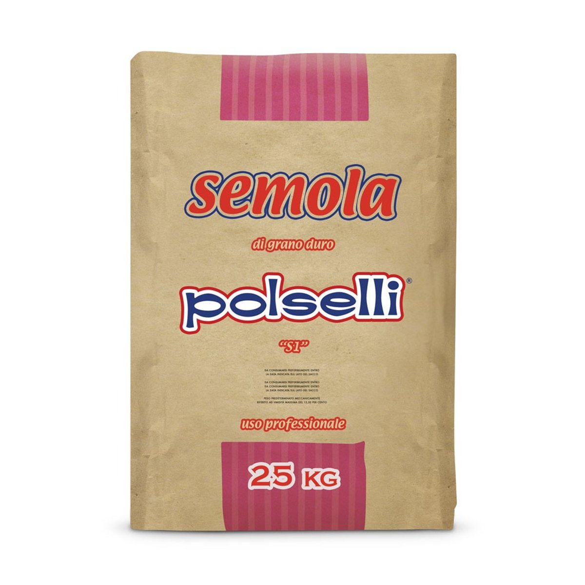 Polselli Semola di Grano Duro (Rosso) 25kg