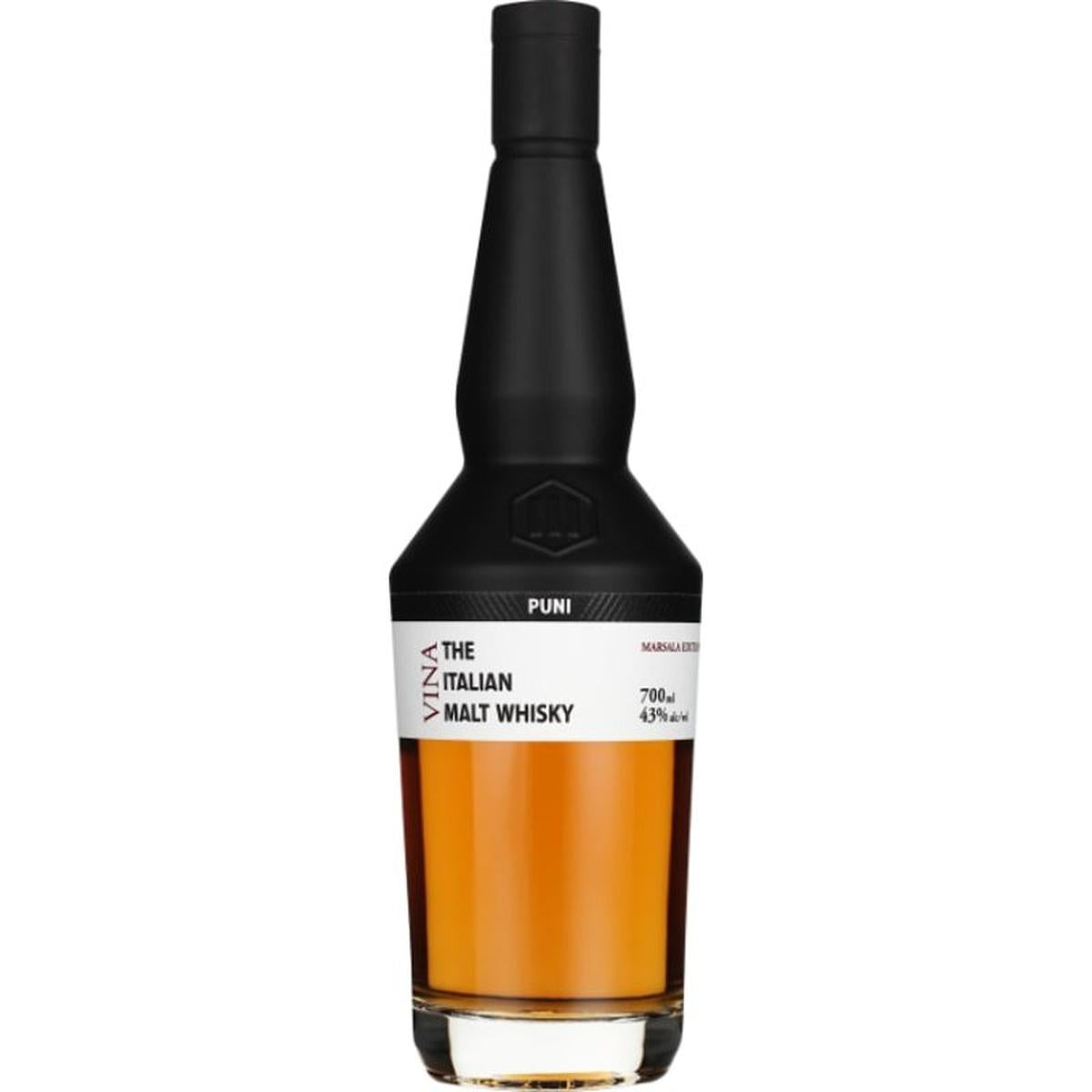Puni Italian Whisky Single Malt Vina 43% 0,70 ltr.