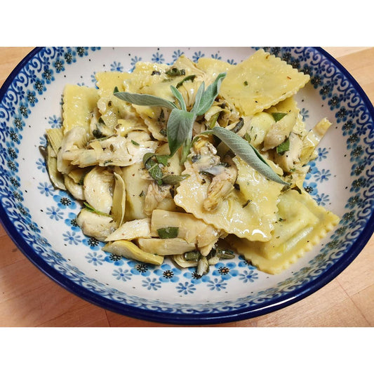 Ravioli Carciofi e Salvia