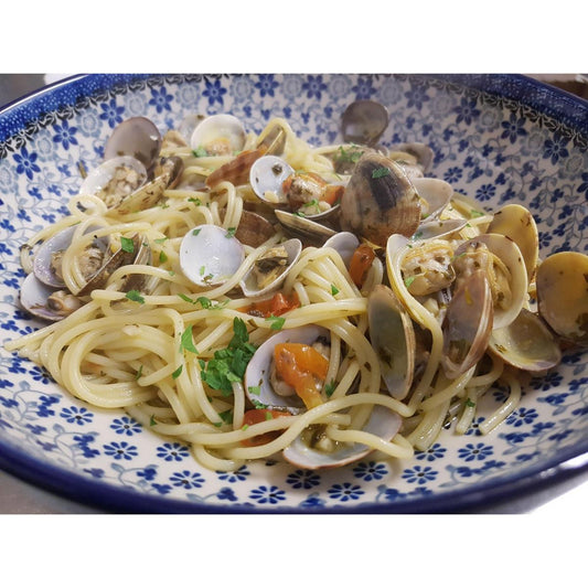 Spaghetti Vongole in Pomodore