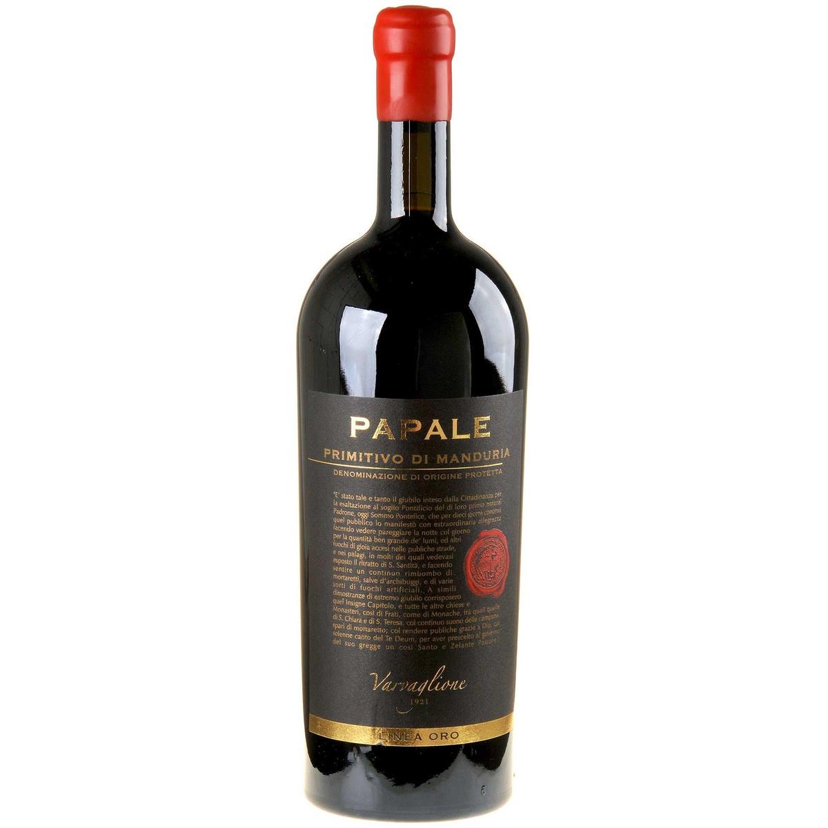 Varvaglione Papale "Linea Oro" Primitivo di Manduria 1,50 lt