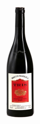 Bricco Maiolica Langhe Rosso Tris DOC 0,75 ltr.