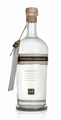 Marzadro Grappa Espressioni Bianca 43% 0,70 ltr.