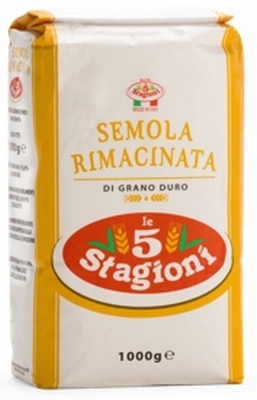 Le 5 Stagioni Semola Rimacinata di Grano Duro (grossa) 10kg