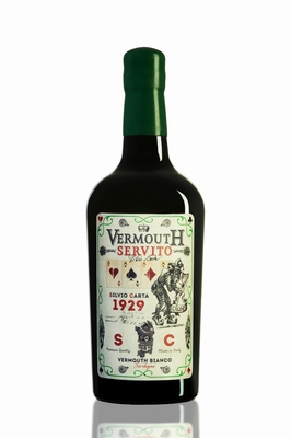 Silvio Carta Vermouth Servito Bianco  16% 0,75 ltr.