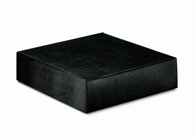 Luxe wijndoos zwart - 4 flessen