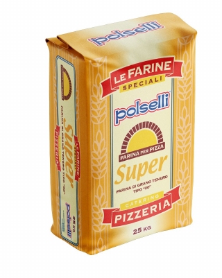 Polselli Super Farina Grano Tenero Tipo 00 per Pizza 25kg