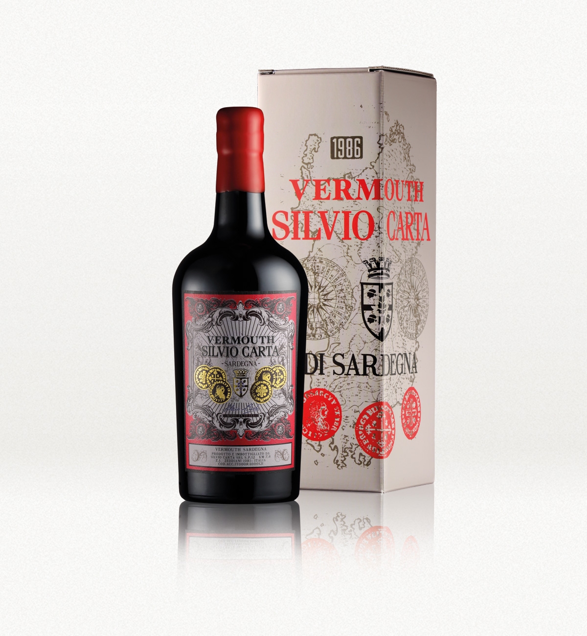 Silvio Carta Vermouth Rosso di Sardegna 18% 0,75 ltr.